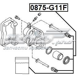 Ремкомплект переднього супорту 0875G11F Febest