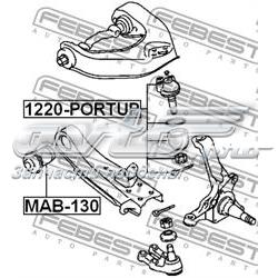 Сайлентблок переднього нижнього важеля MAB130 Febest