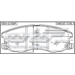 Гальмівні колодки Febest 1001C100F ціна, від 20.94 USD