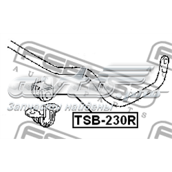Втулка стабілізатора заднього TSB230R Febest