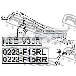 Стійка стабілізатора заднього, права 0223F15RR Febest