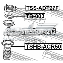 TSSADT27F Febest Кріплення переднього амортизатора