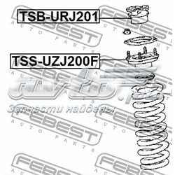 Опора стійки амортизатора переднього Febest TSSUZJ200F ціна, від 15.57 USD