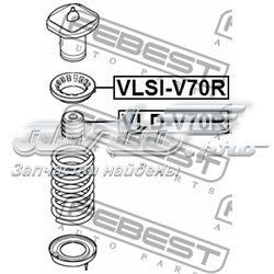 Буфер-відбійник амортизатора заднього VLDV70R Febest