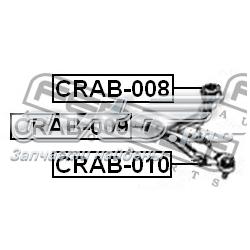 CRAB008 Febest сайлентблок переднього нижнього важеля