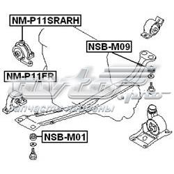NMP11SRARH Febest подушка (опора двигуна, права)