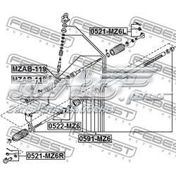 Наконечник рульовий Febest 0521MZ6R ціна, від 13.73 USD