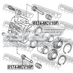 Направляюча супорту переднього, нижня Febest 0174MCV10F ціна, від 5.10 USD