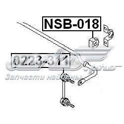 Втулка стабілізатора заднього NSB018 Febest