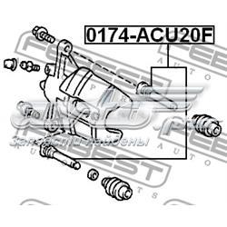 Купити 0174ACU20F Febest Направляюча супорту переднього, верхня