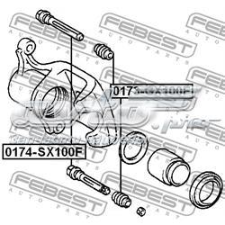 Направляюча супорту заднього, нижня 0174SX100F Febest