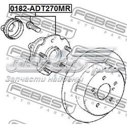 Задня маточина 0182ADT270MR Febest