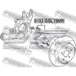 Задня маточина 0182GGL10MR Febest