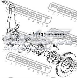 Передня маточина 0282D40F Febest