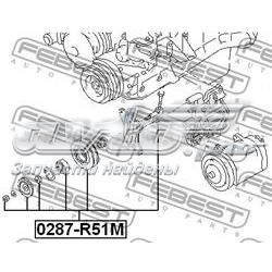 Натяжний ролик 0287R51M Febest