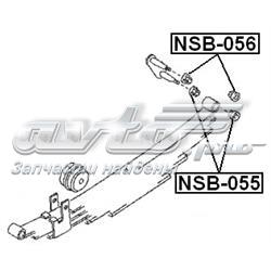 55046HC451 Nissan сайлентблок ресори, задній