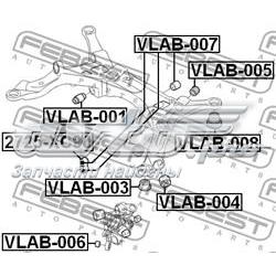 Сайлентблок цапфи задньої VLAB005 Febest