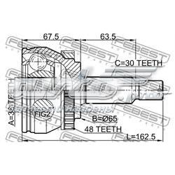 Купити 491491 Maxgear Шарнір приводу зовнішній