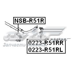 Втулка стабілізатора заднього NSBR51R Febest