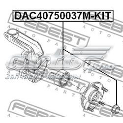 Підшипник маточини Febest DAC40750037MKIT