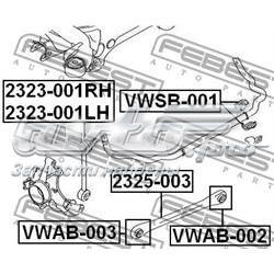 VWSB001 Febest Гумка заднього стабілізатора