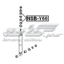 Купити NSBY60 Febest Втулка штоку переднього амортизатора