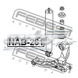 E6110VZ00A Nissan/Infiniti Сайлентблок амортизатора переднього