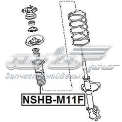 Пильник амортизатора переднього NSHBM11F Febest