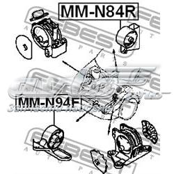 Подушка двигуна задня MMN84R Febest