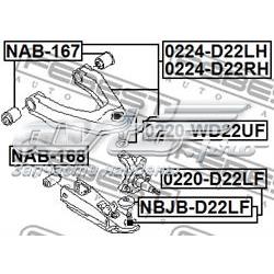 0220D22LF Febest Кульові на авто