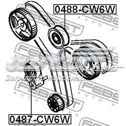 Купити 0487CW6W Febest Натяжний ролик