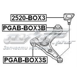 Сайлентблок переднього нижнього важеля PGABBOX3S Febest