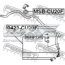 Купити MSBCU20F Febest Подушка стабілізатора передня