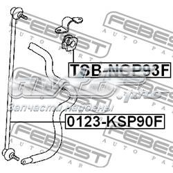 Подушка стабілізатора Febest TSBNCP93F ціна, від 3.67 USD