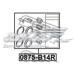 Купити 0875B14R Febest Супорт гальмівного, заднього