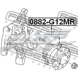 Купити 0882G12MR Febest Підшипник ступиці колеса
