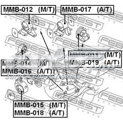 Купити M0907EMZ RBI Задня опора двигуна