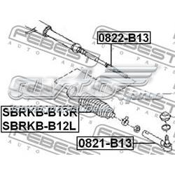 Чохол рульової рейки правий Febest SBRKBB12L ціна, від 11.79 USD