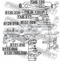 Сайлентблок переднього нижнього важеля TAB516 Febest