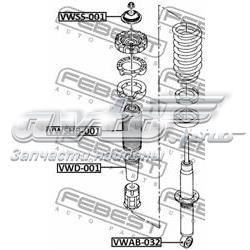 Відбійник на задні амортизатори Febest VWD001 ціна, від 4.89 USD