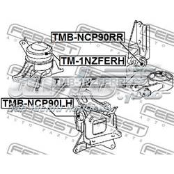 TM1NZFERH Febest подушка (опора двигуна, права)