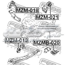 MZM019 Febest подушка (опора двигуна, передня)