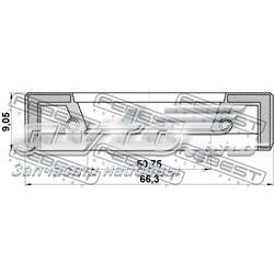 Купити 95FAY52660909X Febest Сальник роздавальної коробки, задній вихідний