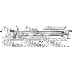 Купити 95JDS56680712X Febest Сальник передньої маточини, внутрішній