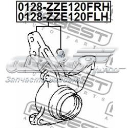 Купити 0128ZZE120FRH Febest Цапфа передні праві