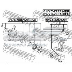 Купити 0177CZZE120FR Febest Скоба супорту переднього