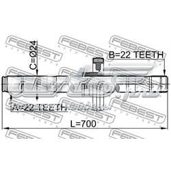 Піввісь права 0212B10ATRH Febest