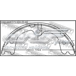 Купити 0202S50R Febest Гальмівні колодки гальма стоянки