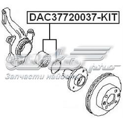 Купити DAC37720037KIT Febest Підшипник ступиці передньої