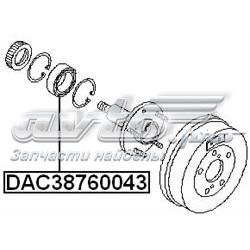 Підшипник маточини задньої Febest DAC38760043 ціна, від 11.01 USD